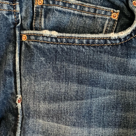 Isabel Marant Etoile High Rise Denim Jeans 38/US 6 - Blue Denim distressed - Picture 7 of 8